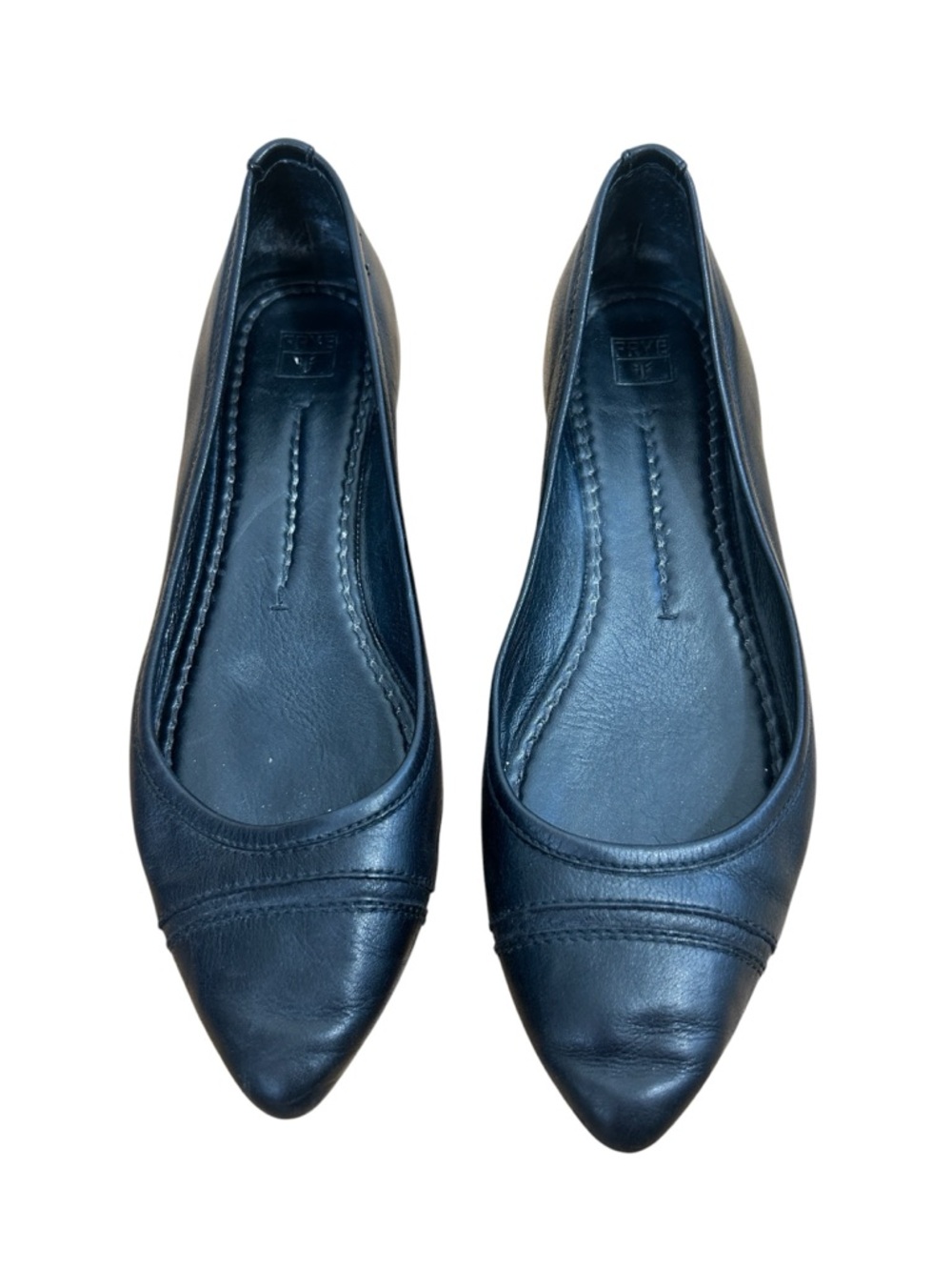 Women's Black Pointed Toe Ballet Flats